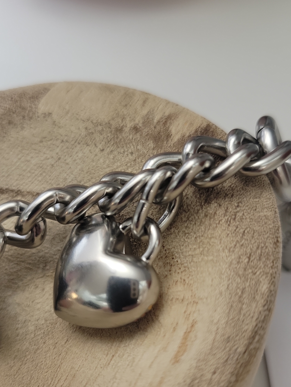 NWT Coach Silver Motif Bag Chain Charm - Picture 6 of 12